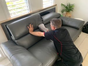 Leather Repair and Leather Cleaning Couch
